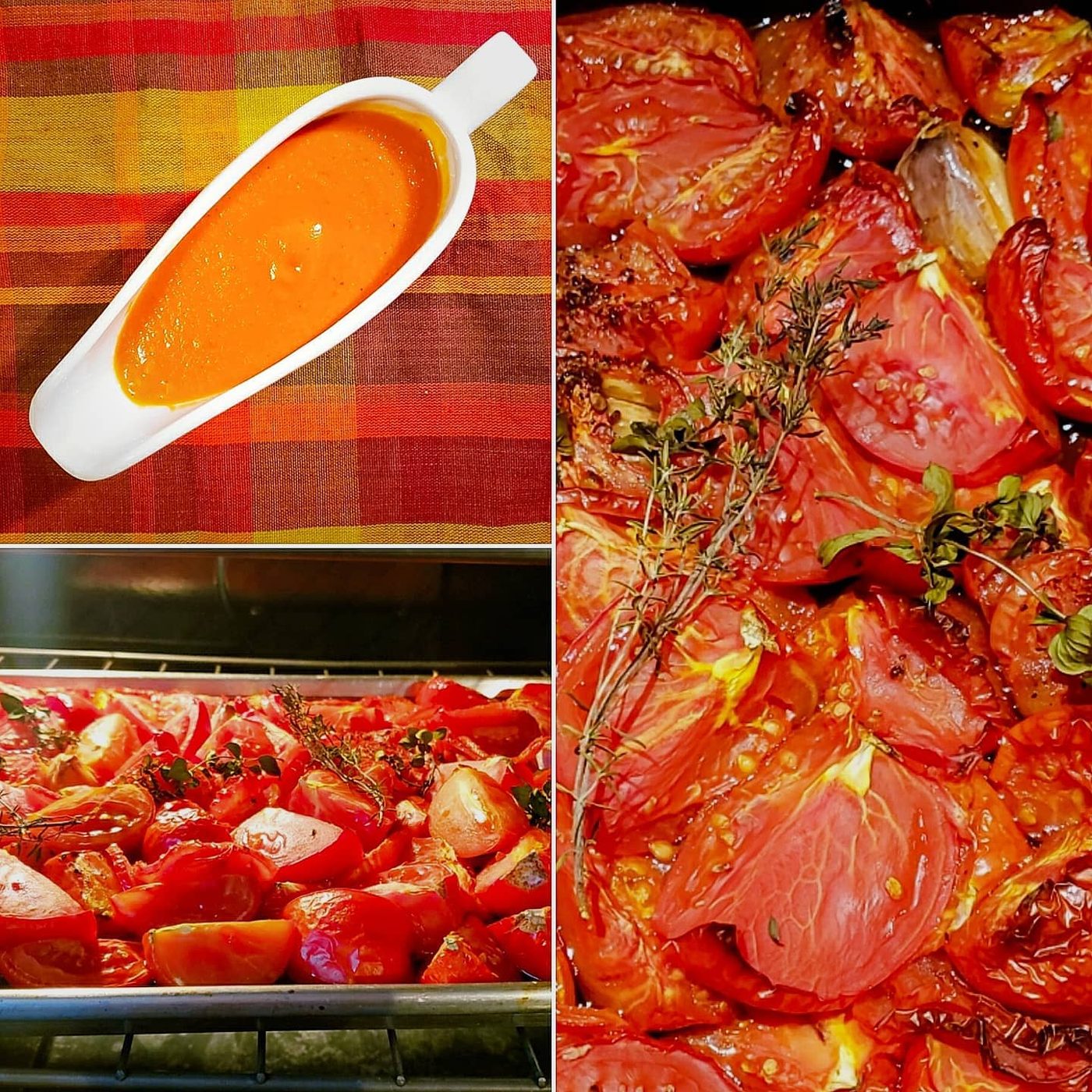Coulis de tomates rôties du jardin