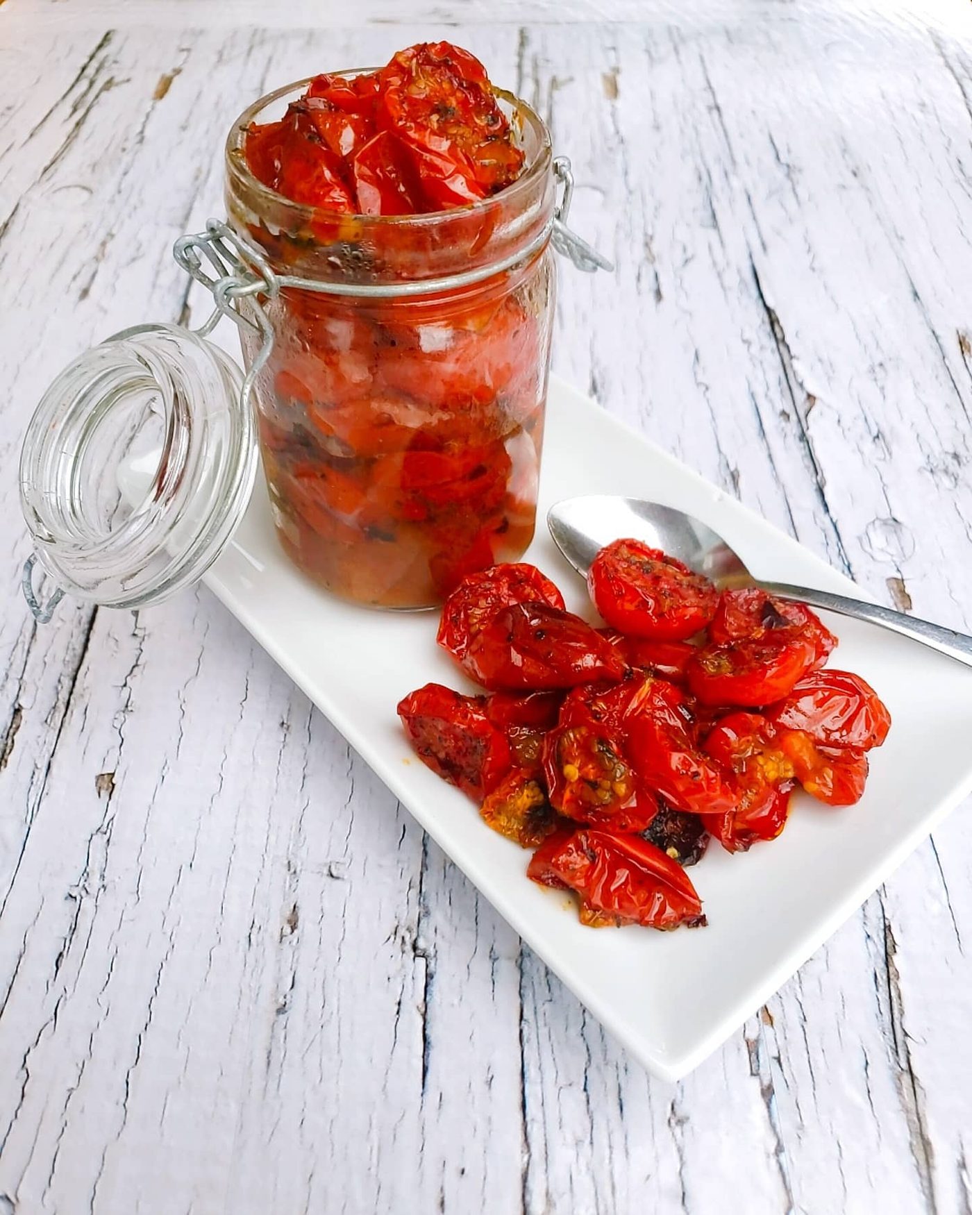 Tomates cerises confites