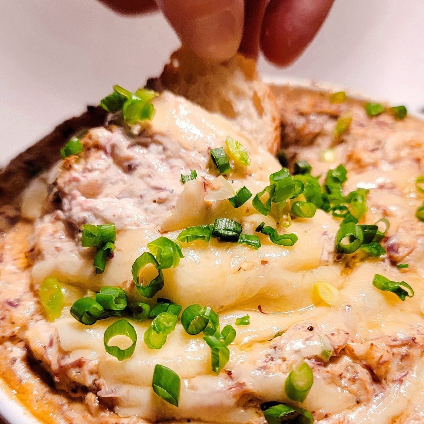 Trempette chaude à la joue de bœuf fumée